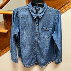 Lucky Brand Indigo Button Down Shirt